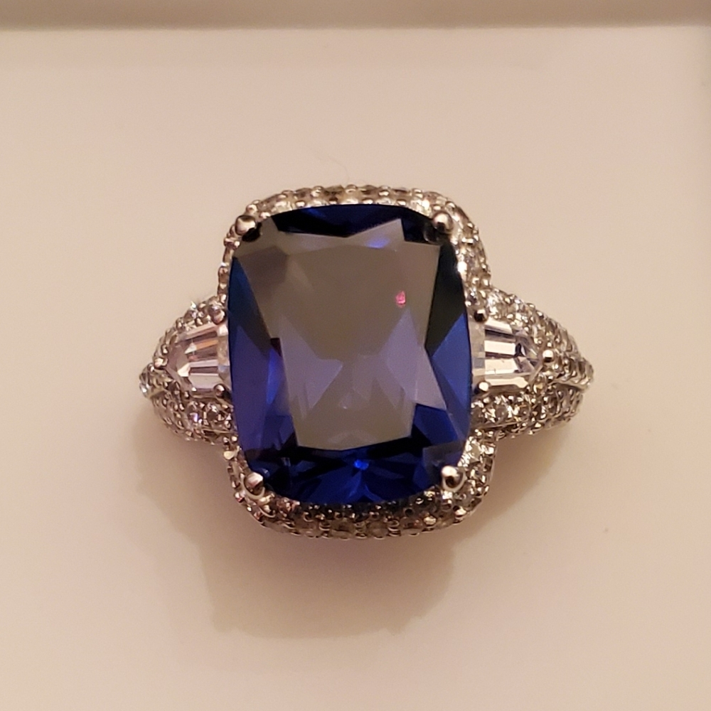 Charles Winston blue sapphire ring  gorgeous! - Picture 7 of 8